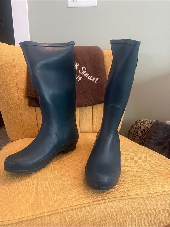 Nomad Shoes - Nomad Navy Blue Tall Waterproof Rain Boots